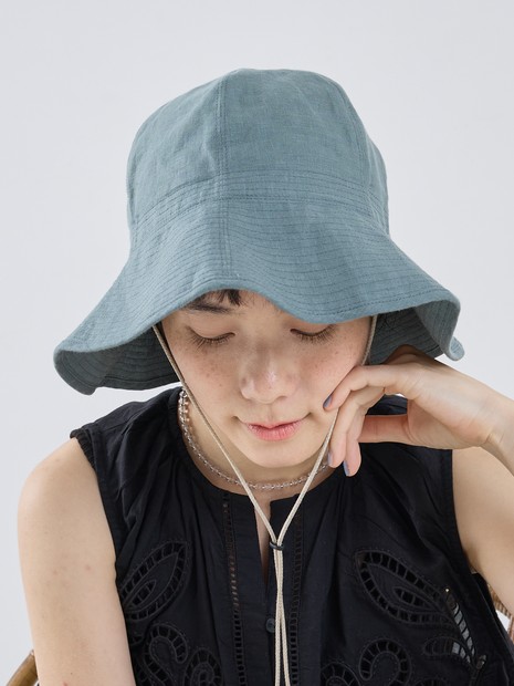 Nine Tailor リネンハット チャコールグレー Nine Tailor/ナインテーラー】 Canna Hat リネンハット｜collex