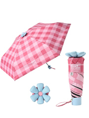 Ohana Parasol 折りたたみ日傘 チェック【assa】