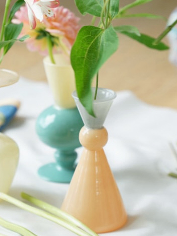 collex - 【amabro/アマブロ】MINI VASE -TWO TONE- ミニ花瓶 ツートンカラー フラワーベース