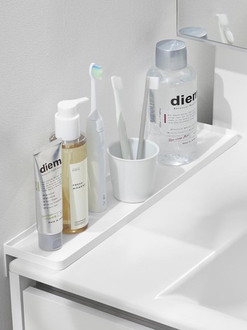 【tower/タワー】洗面台隙間トレー 小物置き ちょい置きラック