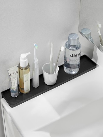 【tower/タワー】洗面台隙間トレー 小物置き ちょい置きラック