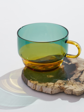 collex - 【amabro/アマブロ】 TWO TONE STACKING MUG ツートン スタッキング マグカップ 耐熱ガラス