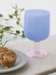 collex - 【amabro/アマブロ】 TWO TONE WINE GLASS ツートン ワイングラス 耐熱ガラス 200ml スタッキング可