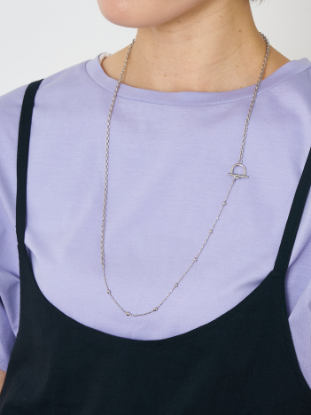 collex - 【dignif】【金属アレルギー対応】ミックスチェーン2WAYネックレス
