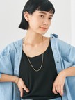【dignif】【金属アレルギー対応】ミックスチェーン2WAYネックレス