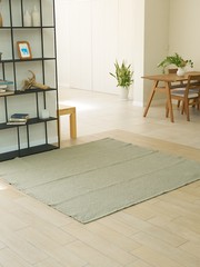 イブル クラウド柄 オーガニックコットン キルティングマット スクエア 200×200