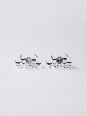 【HARIO Lampwork Factory×vue.】ピアス 雪の粒