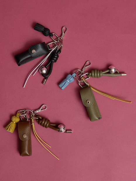 【WEB限定】【Beau're/ヴュレ】リップケース付きレザーチャーム