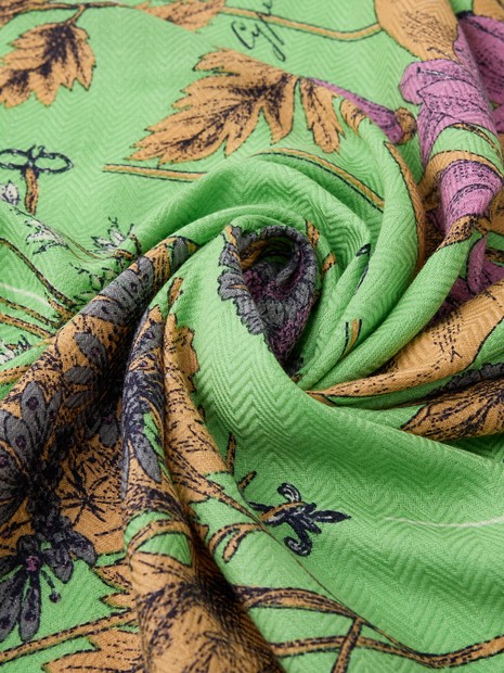 【manipuri/マニプリ】ウールシルクストール120×120