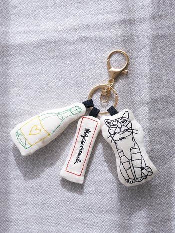 【＋HAyU】モチーフ3連チャーム