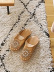 ビーズバブーシュ 羊革 モロッコ製 スリッパ ルームシューズ 室内履き