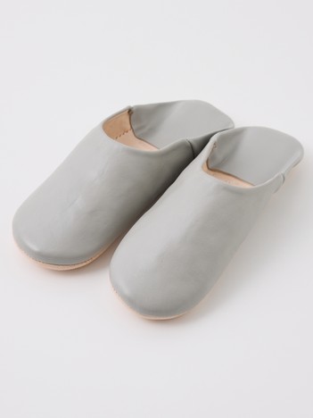 collex - 【Fatima morocco】メンズシンプルバブーシュ 羊革 モロッコ製 シンプル スリッパ 室内履き