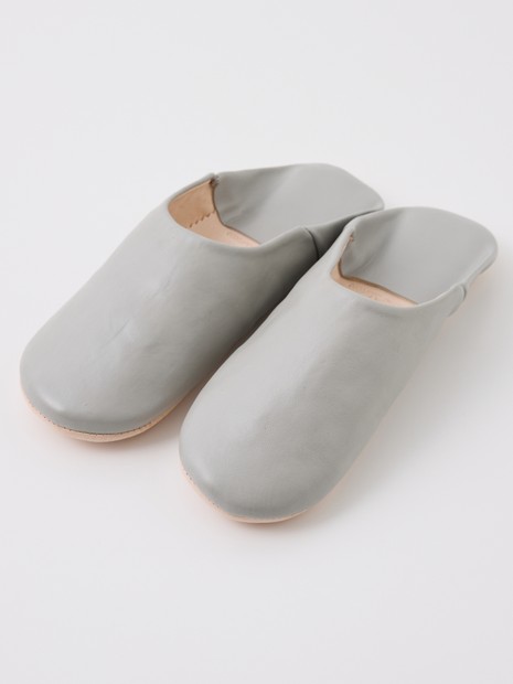 Fatima morocco】メンズシンプルバブーシュ 羊革 モロッコ製 シンプル