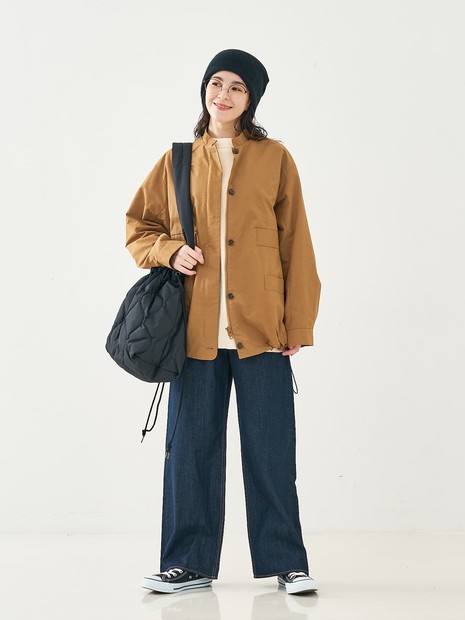 ギャザージップアップブルゾン