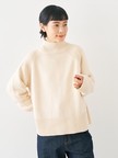 ハイネック2WAYプルオーバー