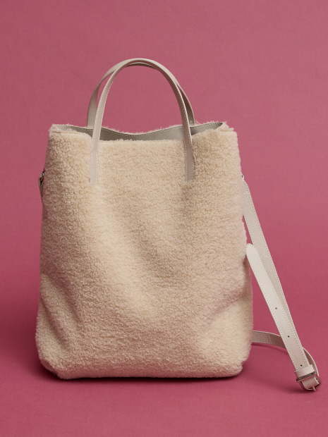 2WAYリバーシブルボアトートバッグ