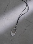 【dignif】【金属アレルギー対応】オーバルトップコードネックレス