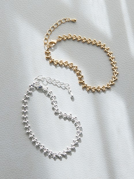 【dignif】【金属アレルギー対応】ロウリーブスブレスレット