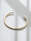 【dignif】【金属アレルギー対応】ツインパールバングル