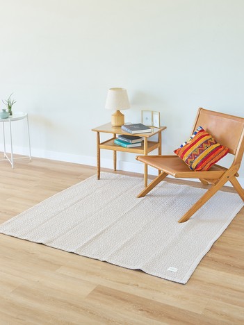 イブル クラウド柄 オーガニックコットン キルティングマット 正方形 150×150㎝