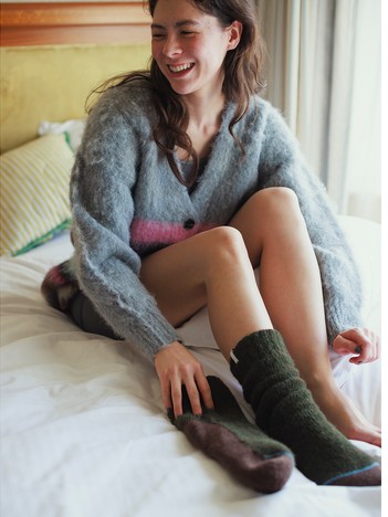 【Setsuko Todoroki ×collex】Room Socks Teddy Toe(ルームソックス)