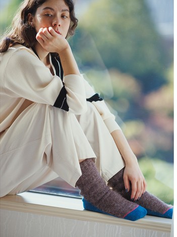 【Setsuko Todoroki ×collex】Room Socks Teddy Toe(ルームソックス)