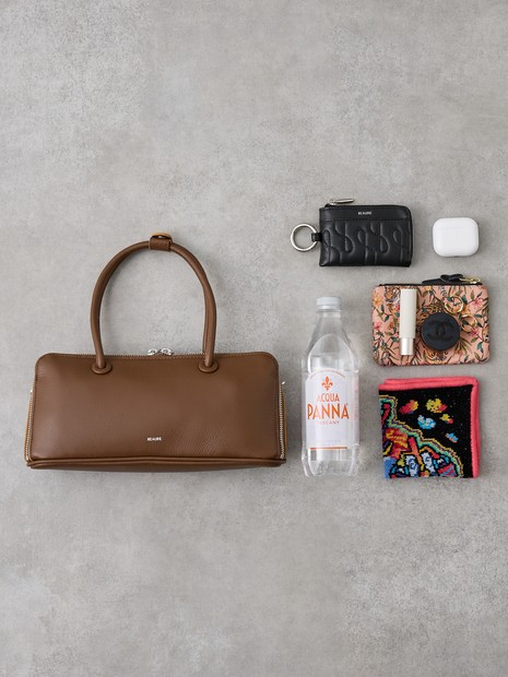 【WEB限定】【Beau're/ヴュレ】横長ブガッティ型2WAY ショルダーバッグ