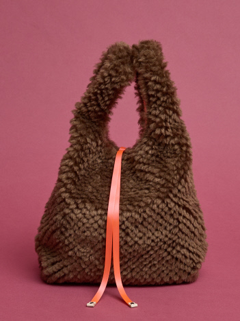 【WEB限定】【EARTH MADE】ボア テープ マルシェバッグ