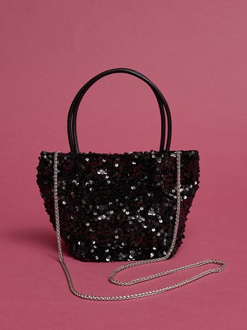 【WEB限定】スパンコール2WAYミニトートバッグ