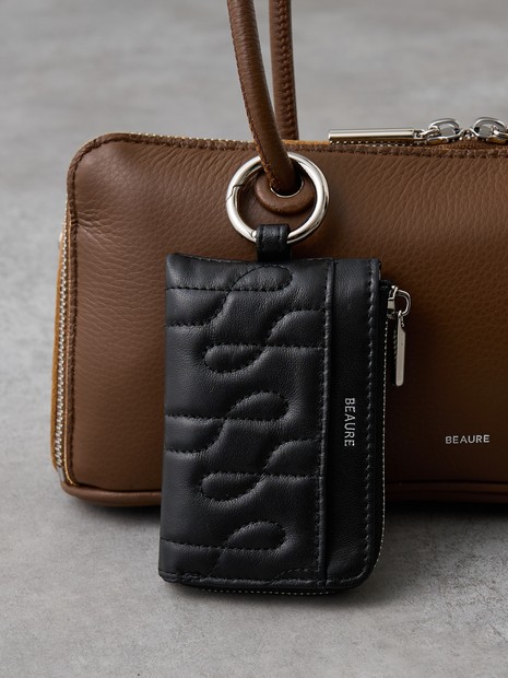 【WEB限定】【Beau're/ヴュレ】キルティング レザーフラグメントケース