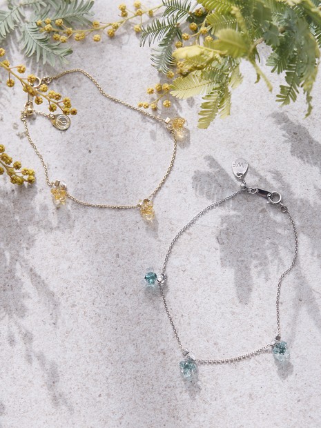 【HARIO Lampwork Factory】ブレスレット ひとふさのミモザ