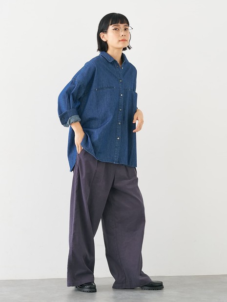 ライトオンスデニムシャツ