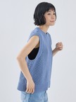 メッシュ柄ベスト