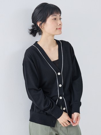 シアーラインカーディガン
