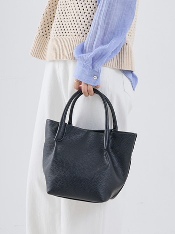 2WAY バケットトートバッグ タックハンドル＆ショルダー