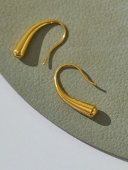 BARJEWELLERY/バージュエリー】 CONTOUR ピアス ゴールド｜DESIGNWORKS
