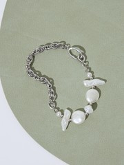 dignif】【金属アレルギー対応】ブレスレット Pearl Link｜collex