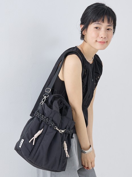 【WEB限定】【CTFK/コントロールフリーク】ナイロンコードベルトトートバッグ