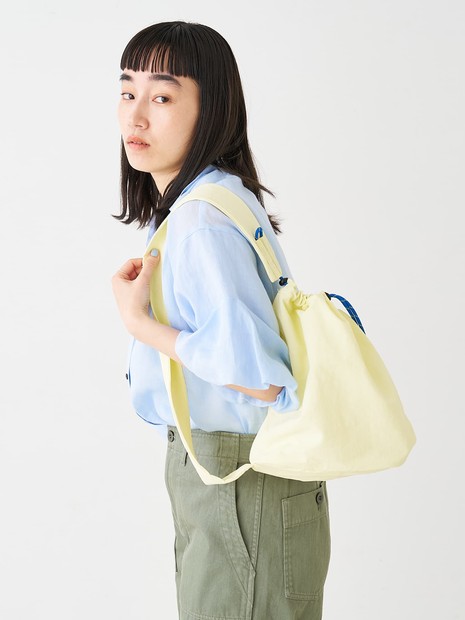 【WEB限定】【EARTH MADE】撥水ナイロンパラコードボンサックバッグ