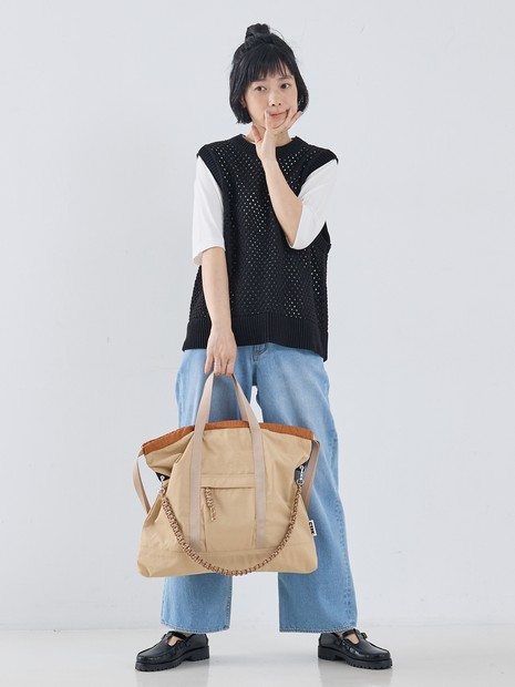 【WEB限定】【CTFK/コントロールフリーク】ナイロン3WAYスクエアトート