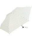 日傘 ストライプ ポーチ付き 晴雨兼用 折りたたみ傘【assa】【WEB限定】
