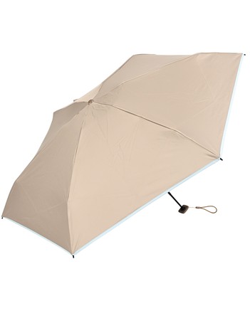 日傘 パイピング ポーチ付き 晴雨兼用 折りたたみ傘【assa】【WEB限定】