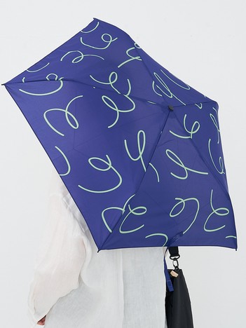 雨傘 マーカー柄 晴雨兼用 折りたたみ傘【assa】【WEB限定】