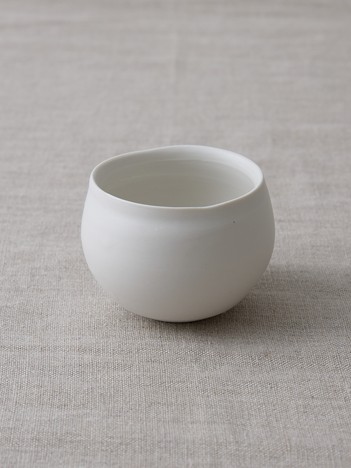 collex - 【馬場勝文陶工房】白磁マット・黒釉  丸カップ 小