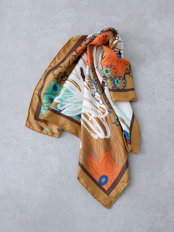 collex - 【manipuri/マニプリ】ボタニックガーデン シルクスカーフ