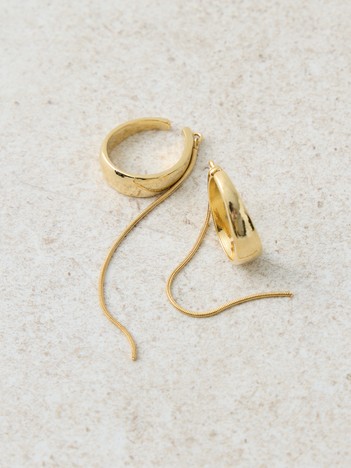 【dignif】イヤーカフ Flow Chain Cuff