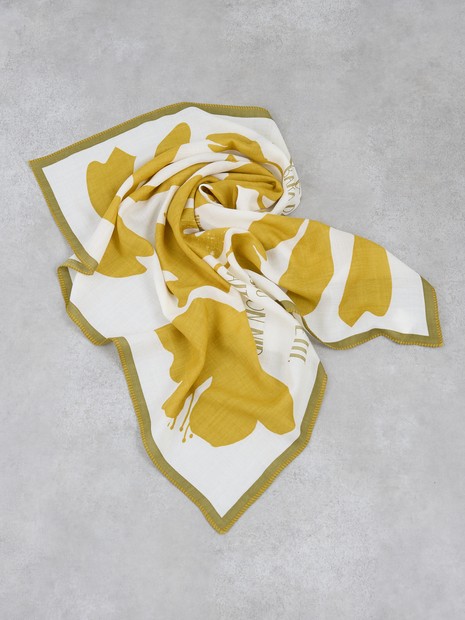 Deco Flora ウールシルクスカーフ