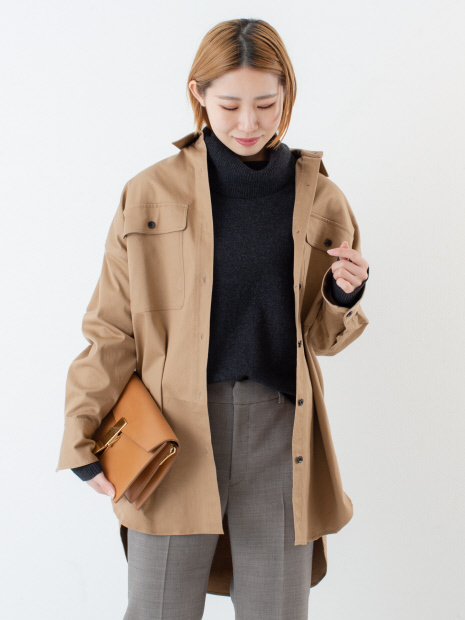 【COCUCA】CPOブルゾンシャツ