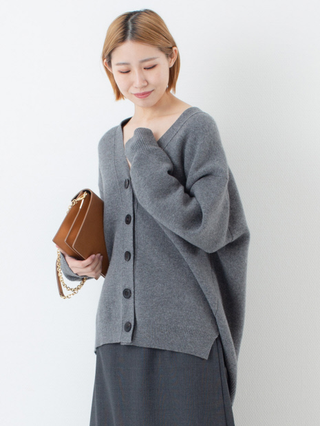 【COCUCA】チャンキーカーディガン