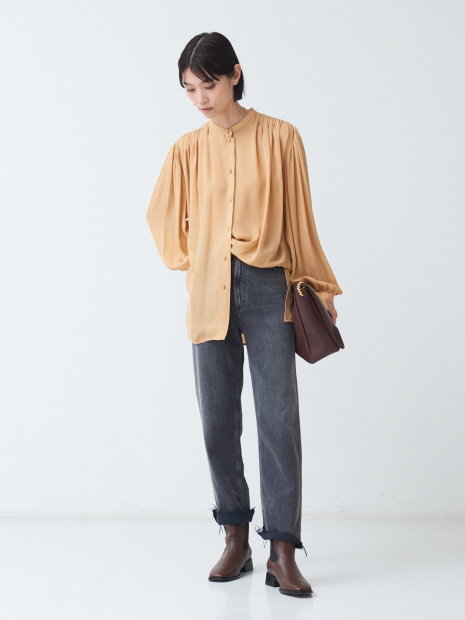 【KHAITE】DENNY TOP シルクブラウス